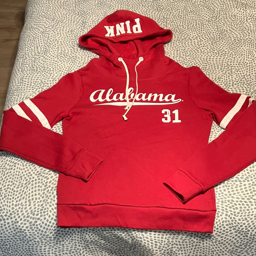 PINK Victoria's Secret Red Alabama Hoodie